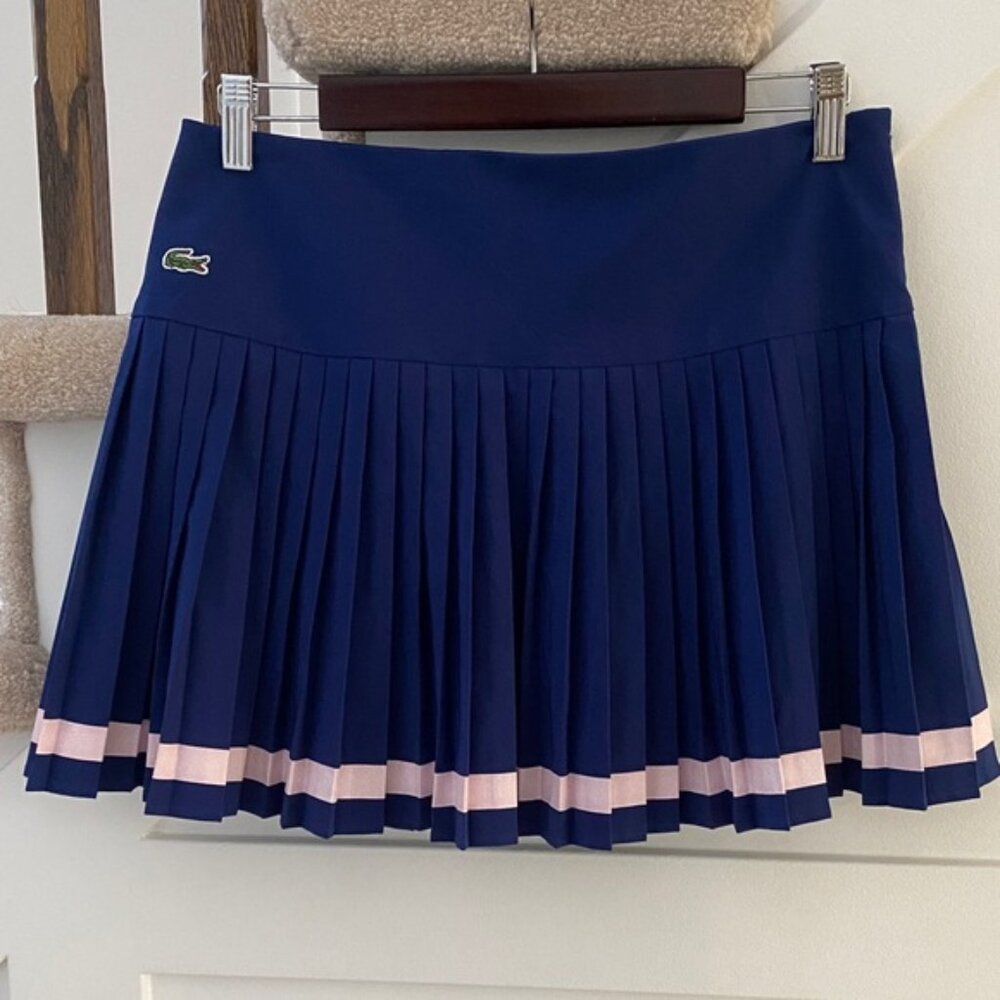 Lacoste Sport pleated tennis skirt skort size 28